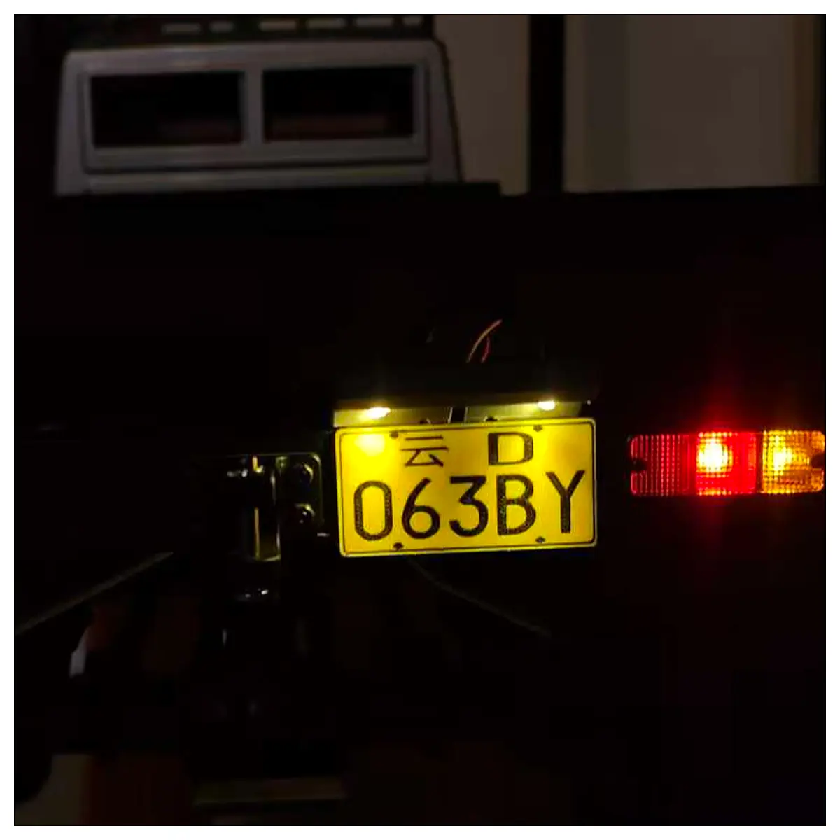 License Plate Vehicle Lighting Electronic License Plate Lights Car Lighting Accessories Repair Parts