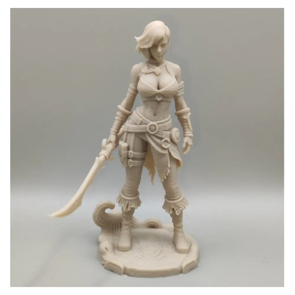 Ocean Punk Statue Girl Punk Style Sculpture Art Figure Decor Collectible Anime Statue Ocean Punk Aesthetic