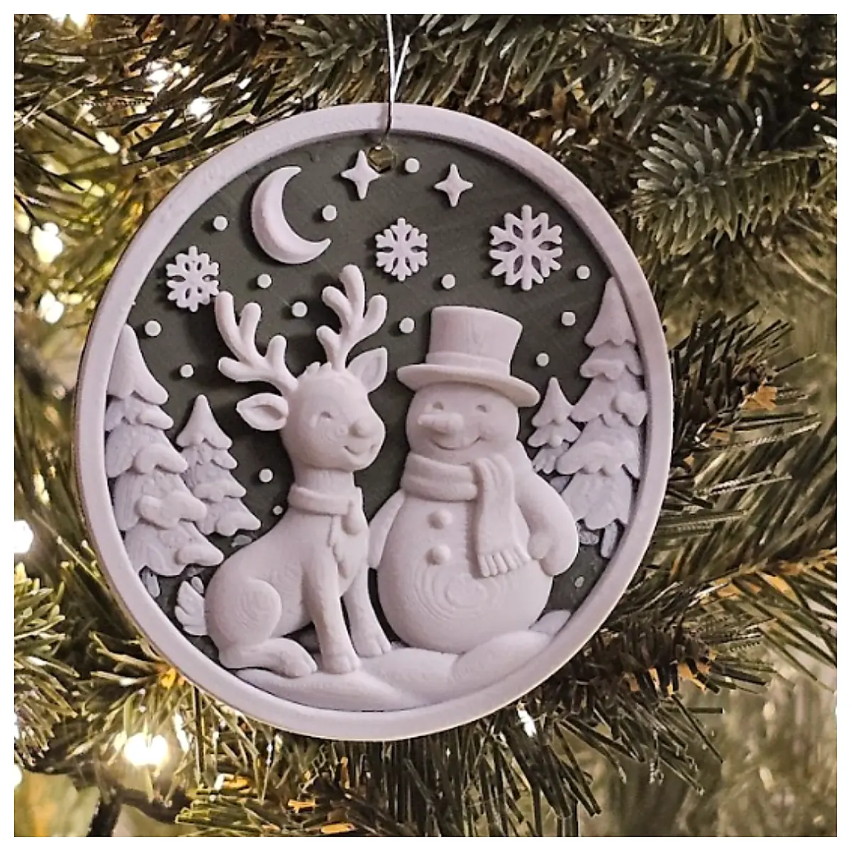 Christmas Ornaments Snowman Reindeer Festive Decorations Christmas Toys Christmas Gifts Holiday Decor