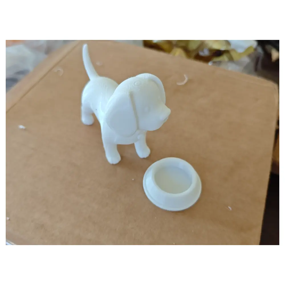 Dog Figurine Toy Decoration Handmade Print Model Collectible Gift Newbie Friendly Figure