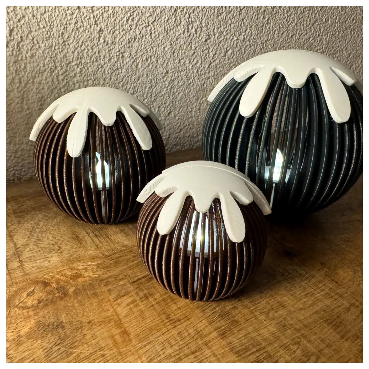 Snow Orbs 3 s Sphere Tea Accessories Decoration Ball Winter Atmosphere Festive Gift Ice Snow Decoration