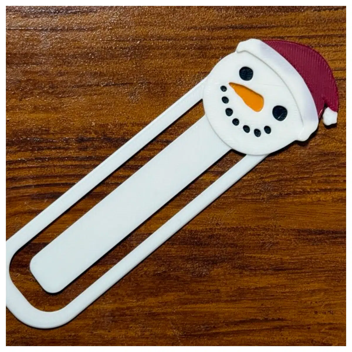 Snowman Bookmark Christmas Decoration Kids Birthday Gift Festival Commemorative Item Snowflake Bookmark