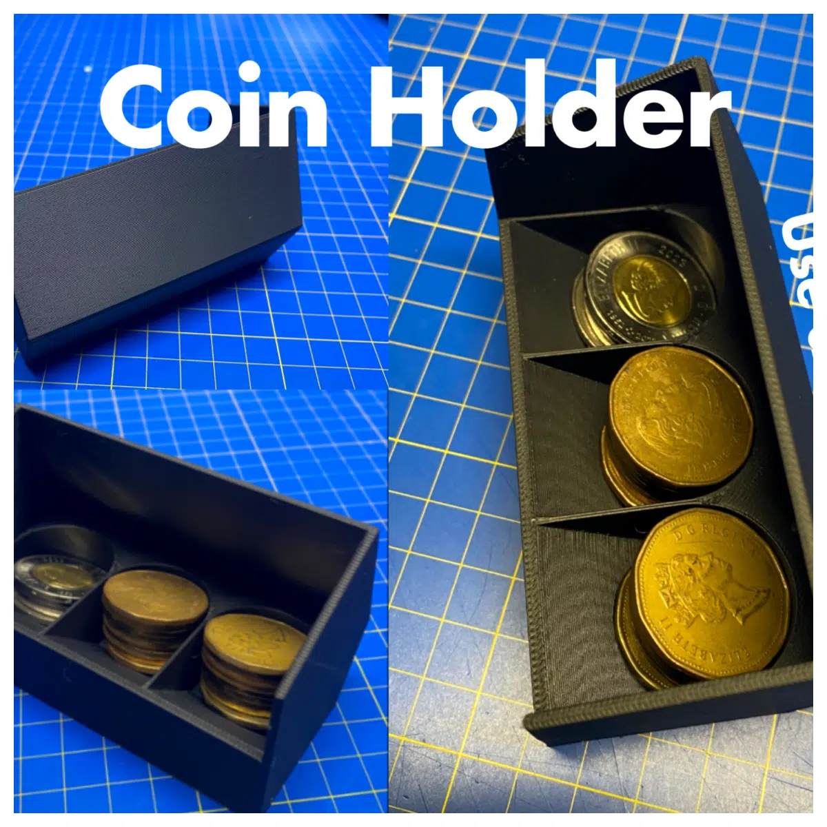 Market Coin Storage Tray Money Box Cash Organizer for Retail POS Sales Display Promotion