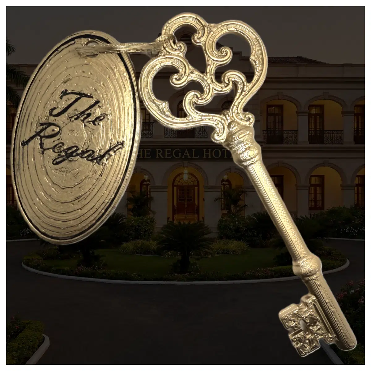 Secret Hotel Key Hidden Treasure Travel Souvenir Collectible Item