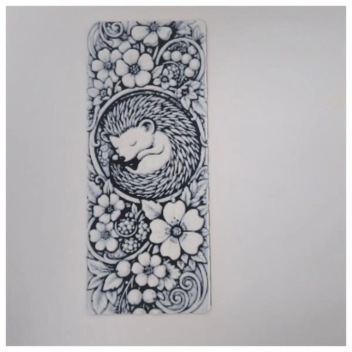 Cute Hedgehog Bookmark Sleepy Dreams Flower Sleep Sleep Accessories Hedgehog Gift Sleep Reading Bookmark