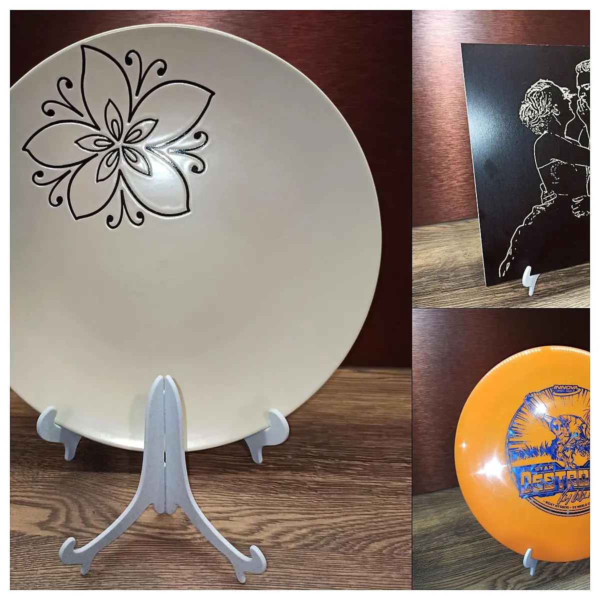 Disc Display Stand Flight Disc Stand Record Stand Collection Display Shelf Multi Purpose Display Case Flight Disc Collection
