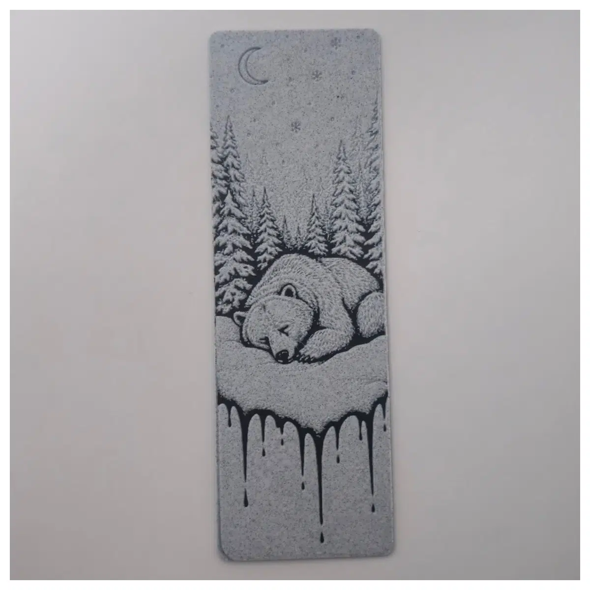 Sleeping Bear Bookmark Winter Reading Sleep Plush Toy Sleepy Bear Bookmarks Gift