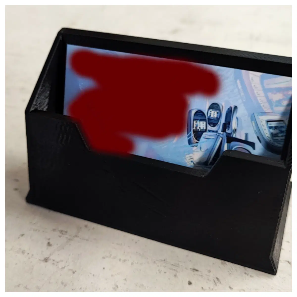 Business Card Holder Desk Organizer File Stand Display Rack Improve Efficiency Workspace