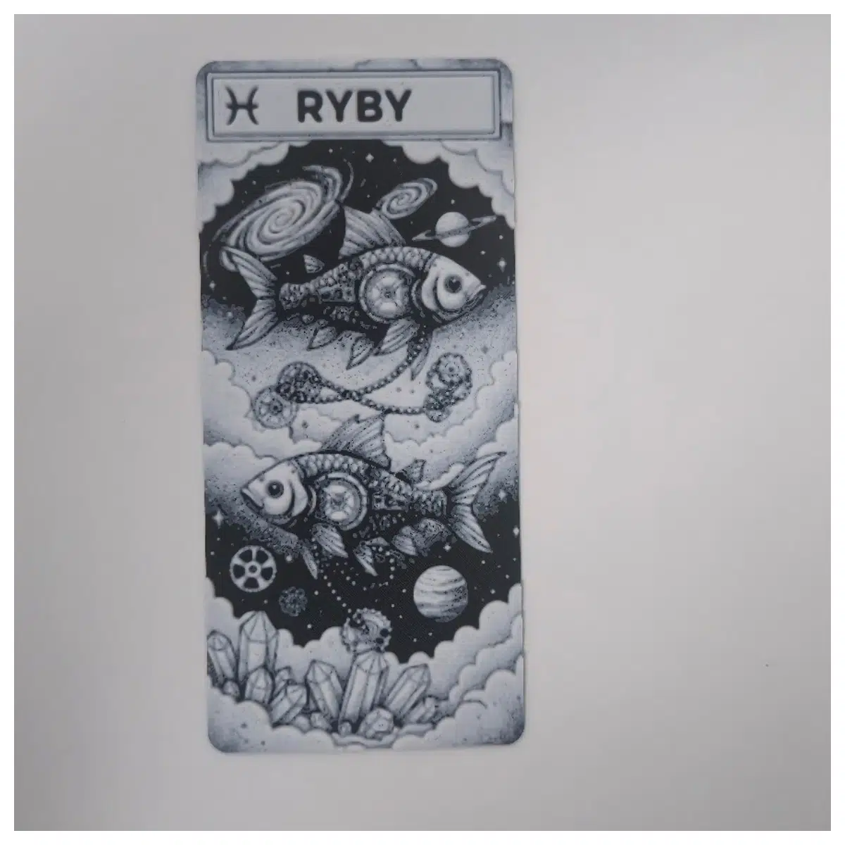 Steampunk Art Cards Pisces Zodiac Theme Universe Collection Creative Gift Card Collection