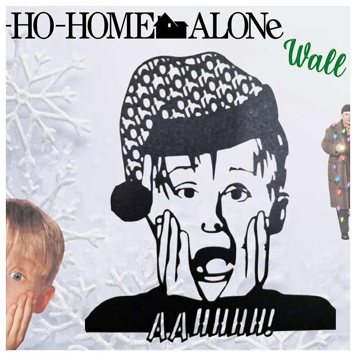 Wall Art Kevin Home Decor Kids Room Decoration Ho Ho Hold Up Vinyl Wall Decals Kevin Style Children s Art Universal Wall Stickers