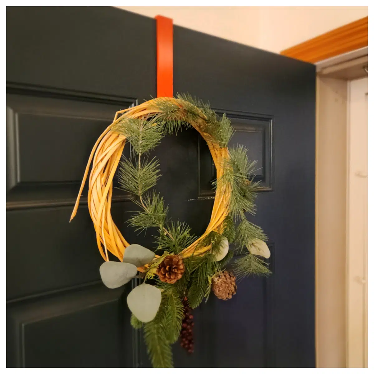 Christmas Wreath Hanger Stand Wreath Display Christmas Wreath Hanging Bracket Festive Decoration Wreath Support Accessories