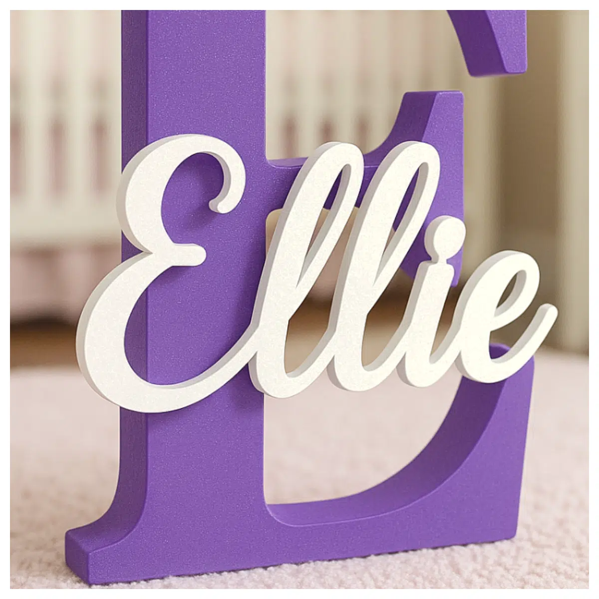Letter Stand Nameplate Handwritten Name Decoration Desk Decor Gift Nameplate Letter Wall Wall Decoration