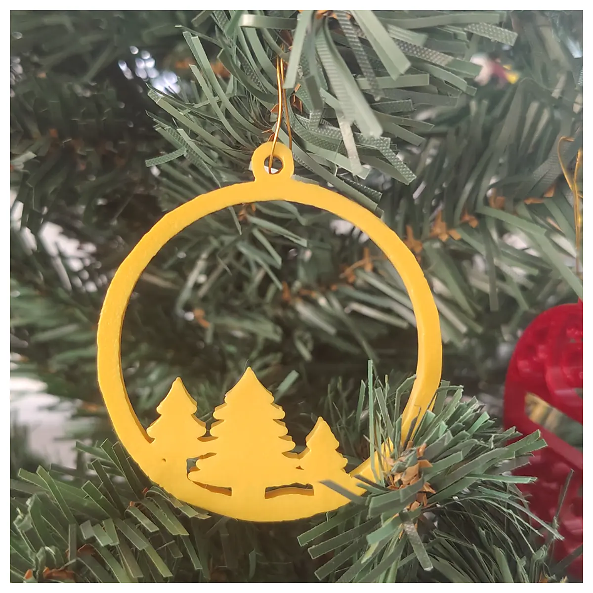 Forest Christmas Decorations Quick Print Templates 3D Printing Christmas Decor Holiday Gifts Christmas Tree Accessories