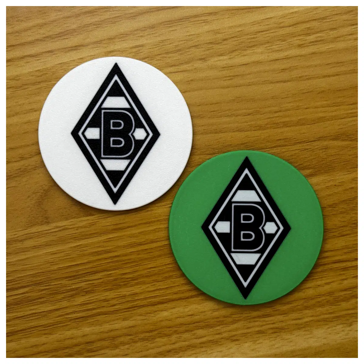 Cup Mat Mainz 05 Borussia Mgladbach Ice Drink Insulation Coffee Mat Desk Decoration Sports Memorabilia