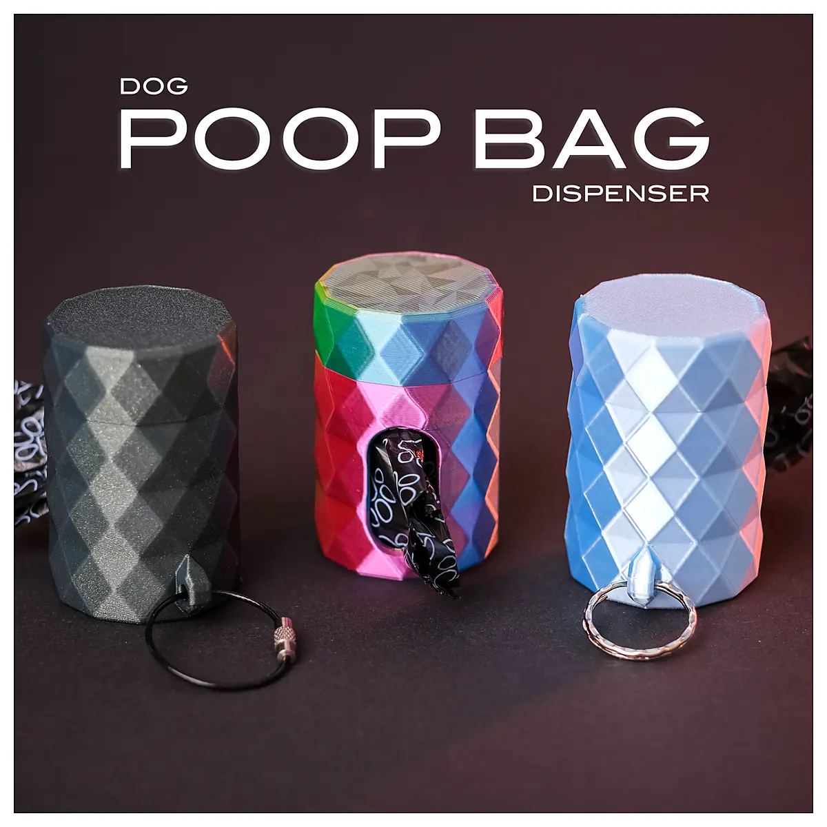 Fashion Dog Poop Bag Dispenser Pet Waste Collector Dog Poop Bags Automatic Dispenser Pet Supplies