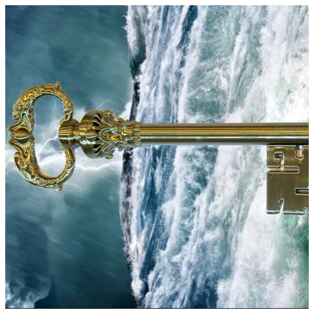 Fantasy Dungeon Key Prop RPG Accessories Roleplay Gear Scene Decoration Cosplay Costume