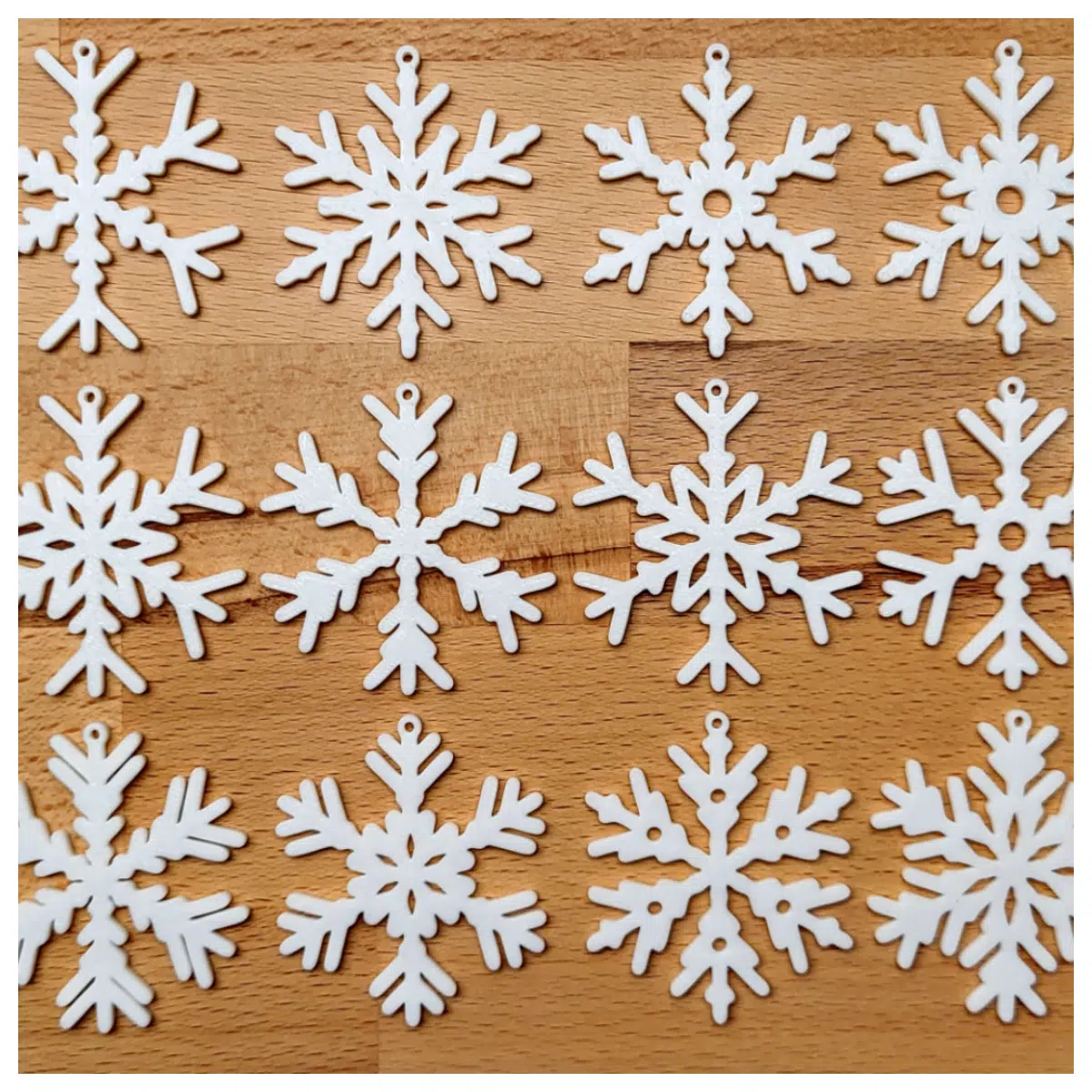 Snowflake Christmas Decorations 2025 Festive Ornament Xmas Tree Accessories Holiday Decor