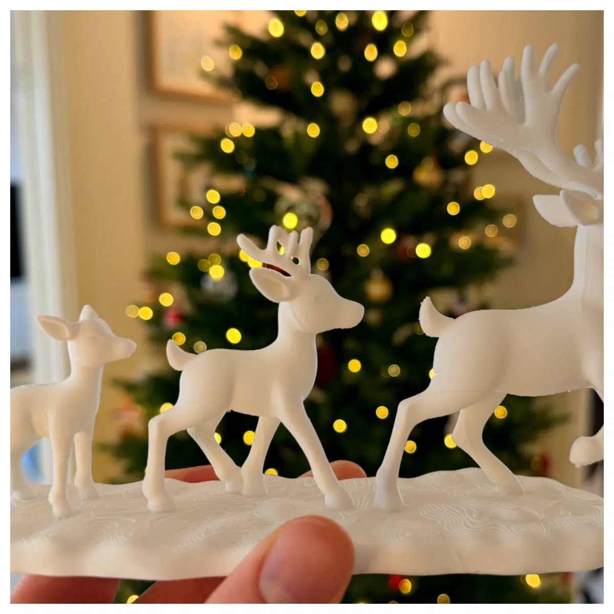 Reindeer Christmas Decoration Realistic Reindeer Model Festive Decor Home Ornament Christmas Decoration Accessories