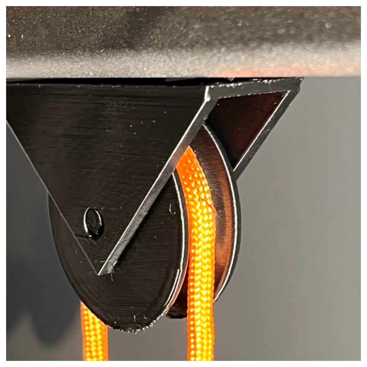 Simple Pulley System 387mm Mechanical Device Lifting Tool Portable Easy Installation