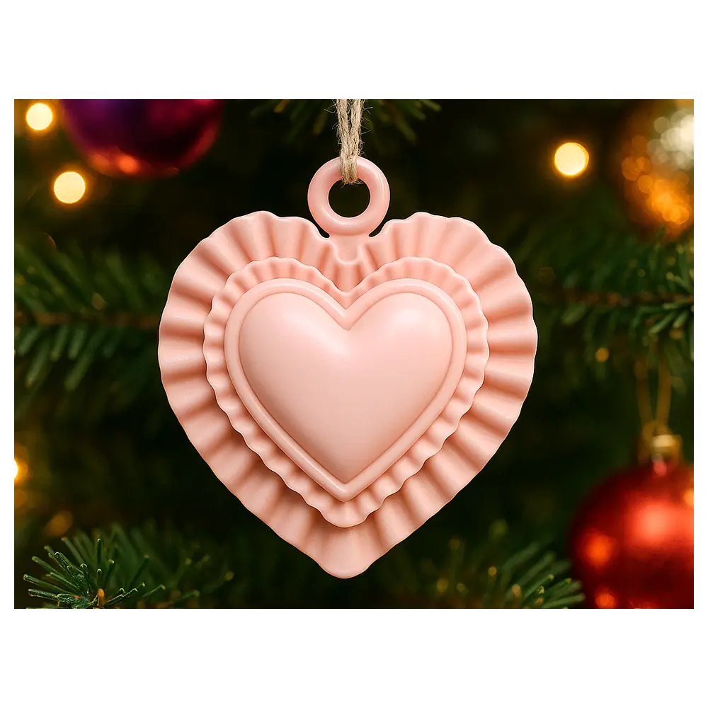 Shaped Christmas Ornament Hanging Decor No Support Fast Layered Festive Decorations Quick Buy