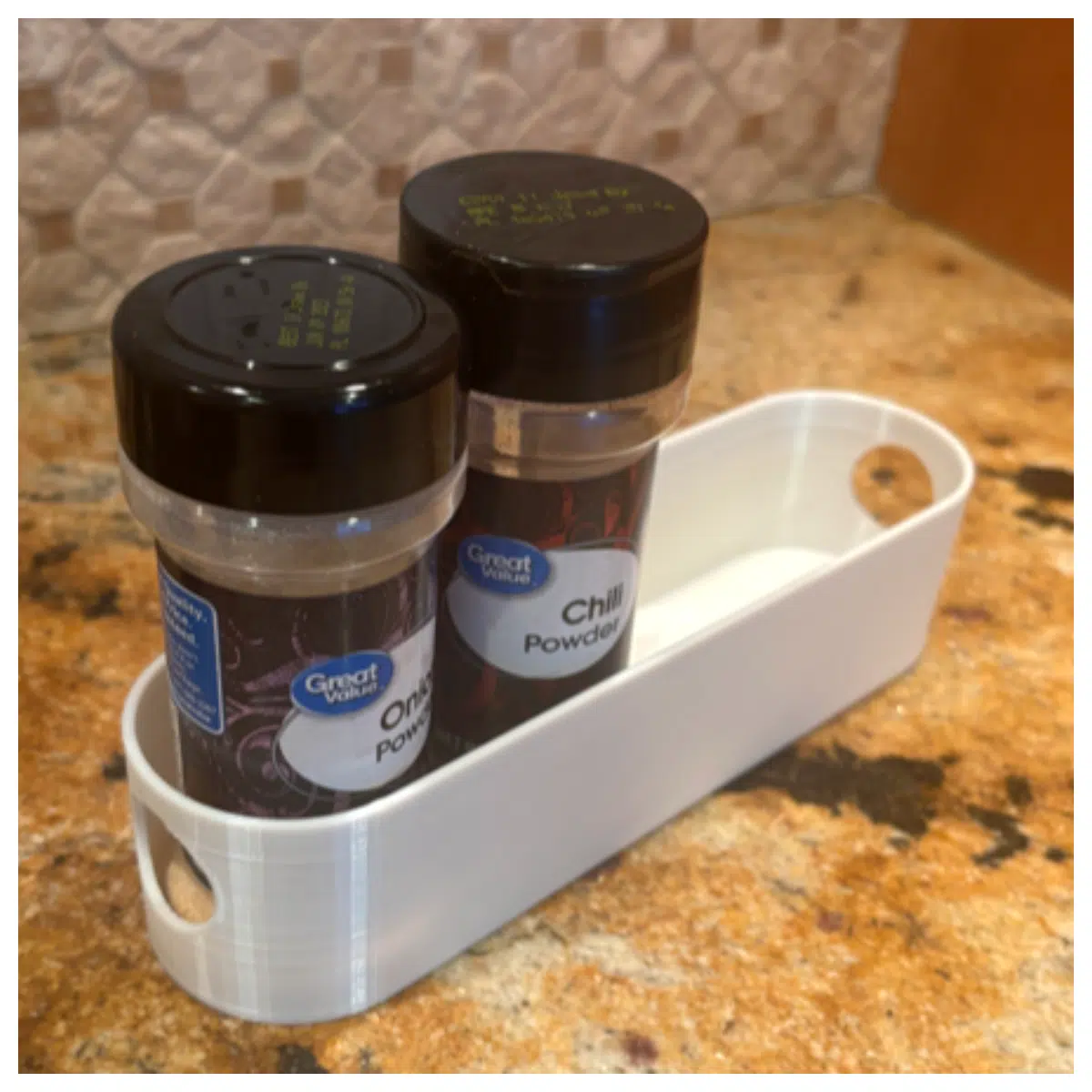 Spice Tray Organizer Kitchen Spice Rack Flavoring Holder Simple Practical Multi Functional
