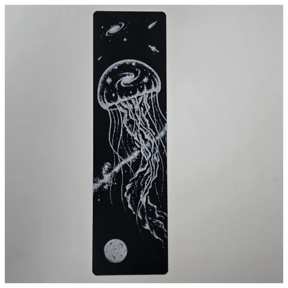 Cosmic Jellyfish Bookmark Collection Memorial Souvenir Cosmic Bookmark Starry Sky Bookmark Space Theme Gift