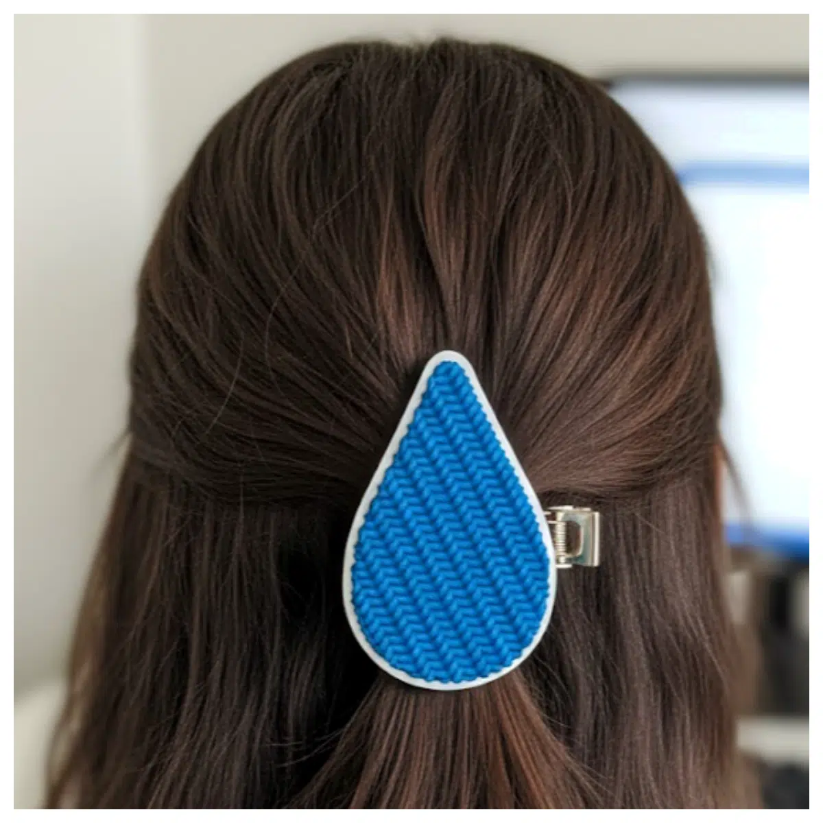 Anime Tear Drop Earring Hair Clip Cute Waterdrop Design Sweet Girl Accessory Anime Merchandise Tear Drop Decoration Hairpiece Accessories