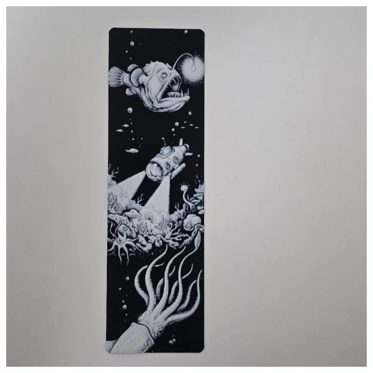 Submarine Bookmark Kraken Deep Sea Theme Diving Souvenir Underwater Collection Memorabilia