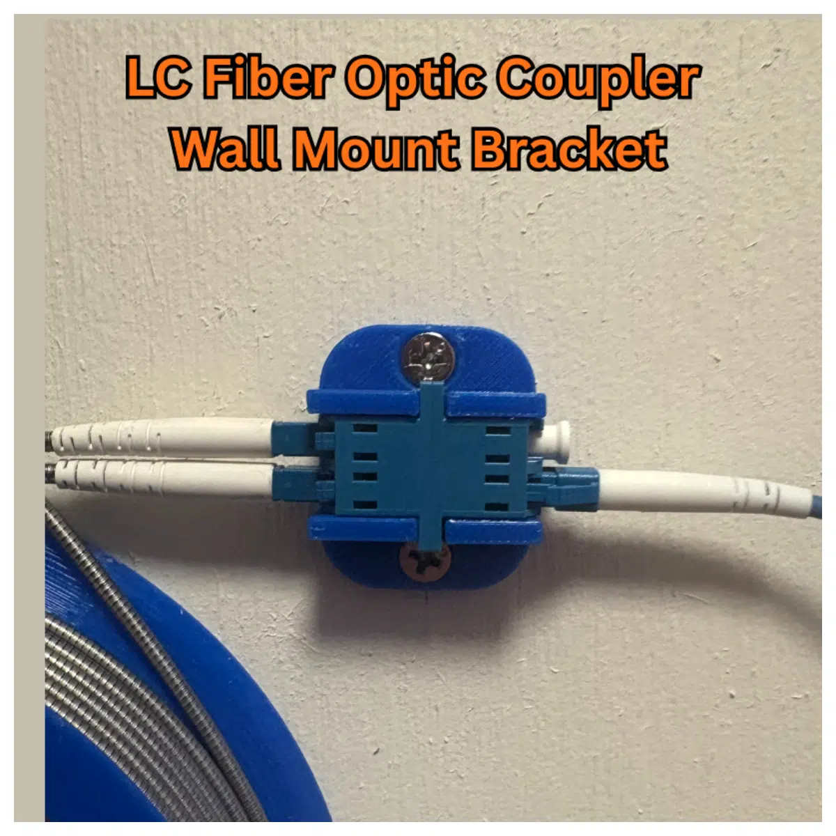 Fiber Coupler Wall Mount Bracket Optical Fiber Connector Support Bracket Fiber Coupling Accessories