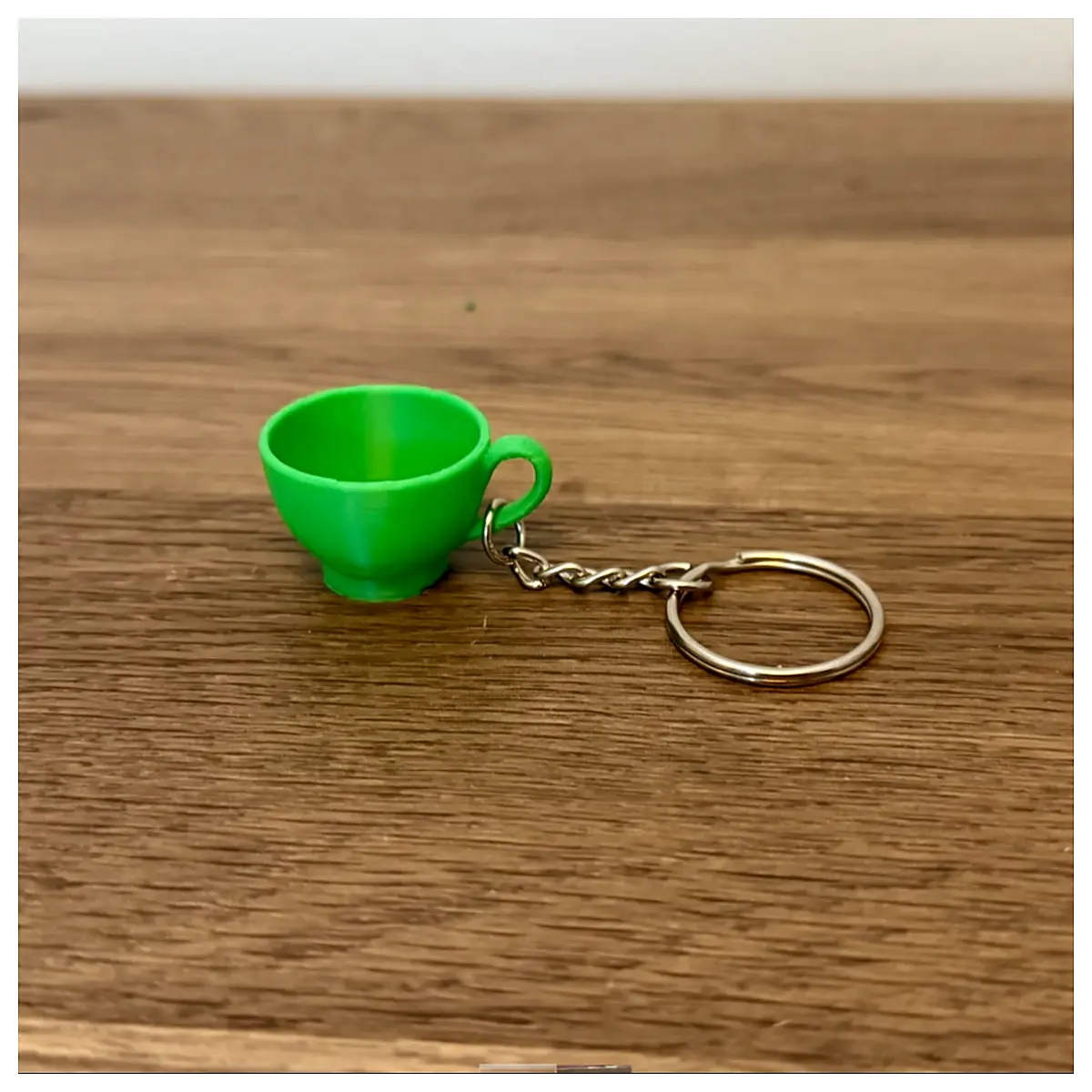 Teacup Charm Keychain Tiny Cute Cup Pendant Keyring Decoration Gift Tea Accessory