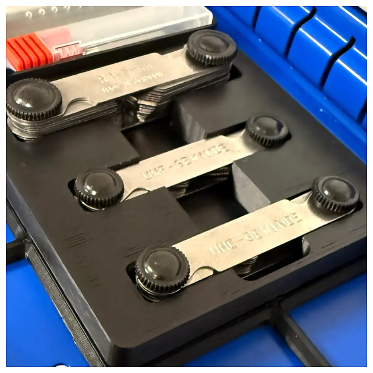 Gridfinity Caliper Thread Gauge Organizer Box Caliper Accessories Measuring Tools Part Storage