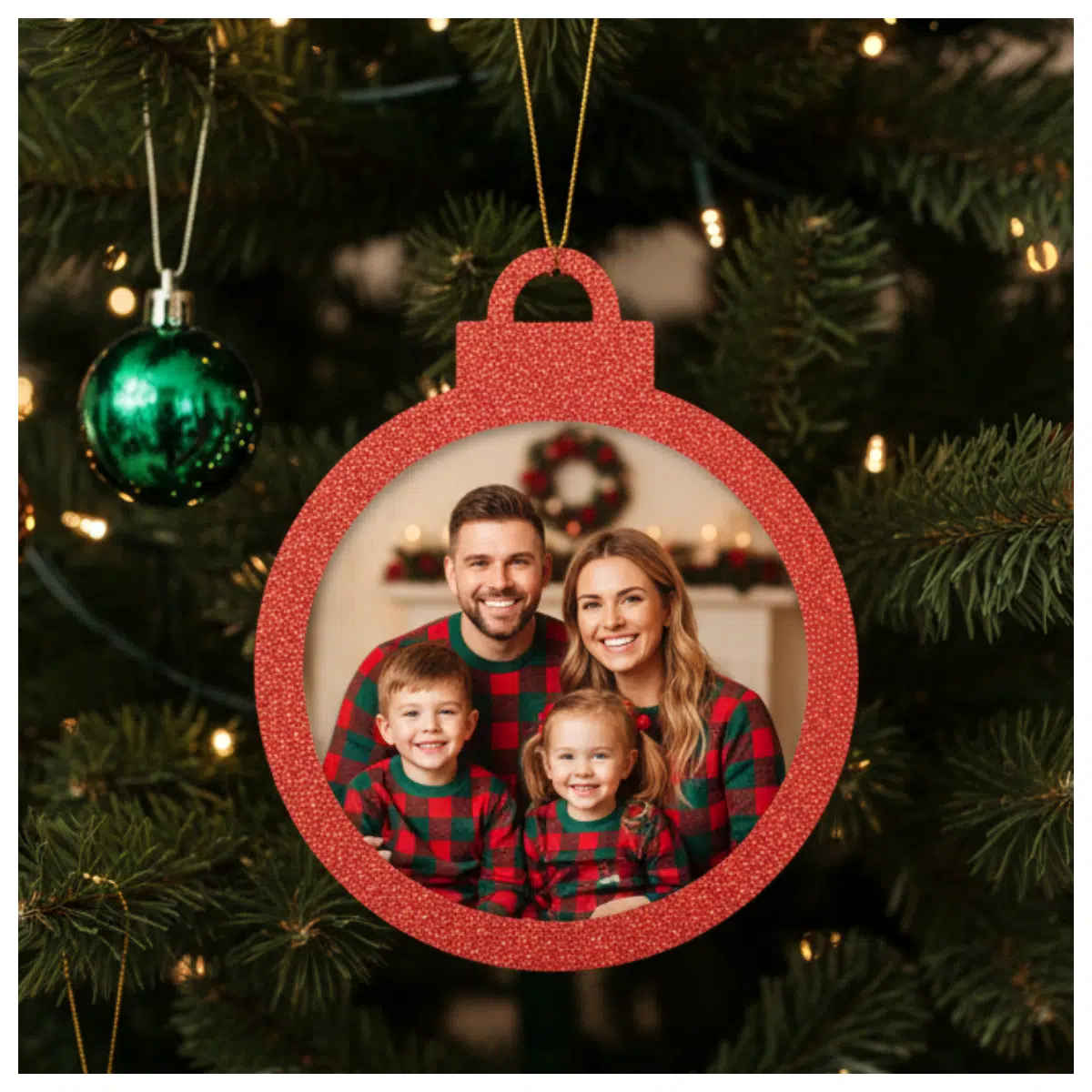 Christmas Ornament Photo Frame Hanger Hook Snap Hook Christmas Decoration Festive Gift Christmas Tree Accessory