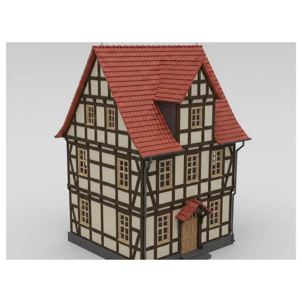 Half Wood Structure Model Kit DIY Building Model Assembly Toy Construction Set Parts