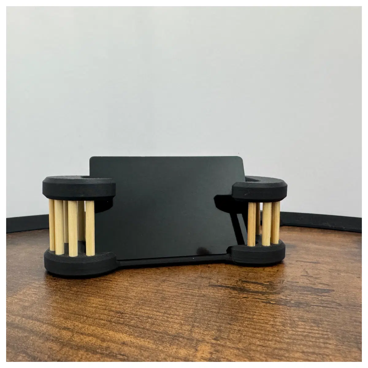 Modern Business Card Holder Wooden Mix Card Display Stand Office Desk Organizer Desktop Storage Minimalist Design