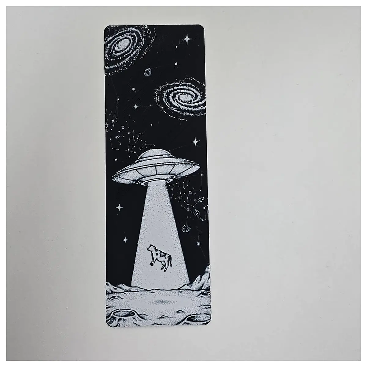 Alien Saucer Cow Bookmark Cosmic Fantasy Collection Toy Memorabilia