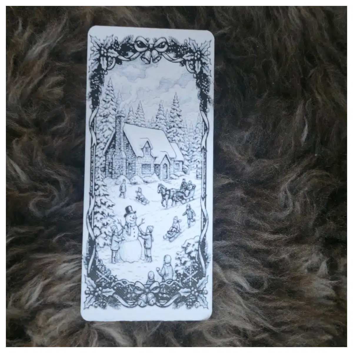Winter Fun Snow House Bookmark Reading Bookmark Winter Reading Accessories Parts