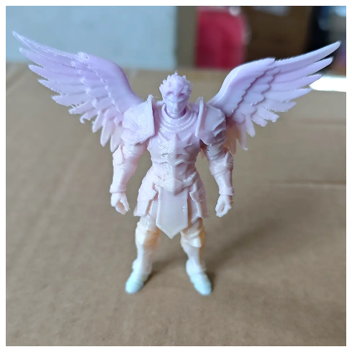 Hero Knight Angel Figurine Collectible Toy Display Model Kids Decoration Print Beginner Friendly Anime Figure Collection Gift