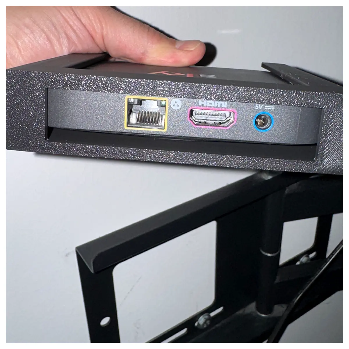 TV Wall Mount Universal Adjustable Bracket Display Holder Compatible Smart Box Support Stability Upgrade Compatibility