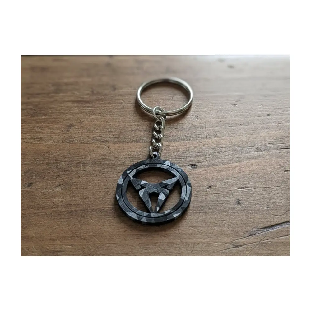 Cupra Rotating Keychain Car Accessory Keyring Decoration Car Merchandise Car Supplies