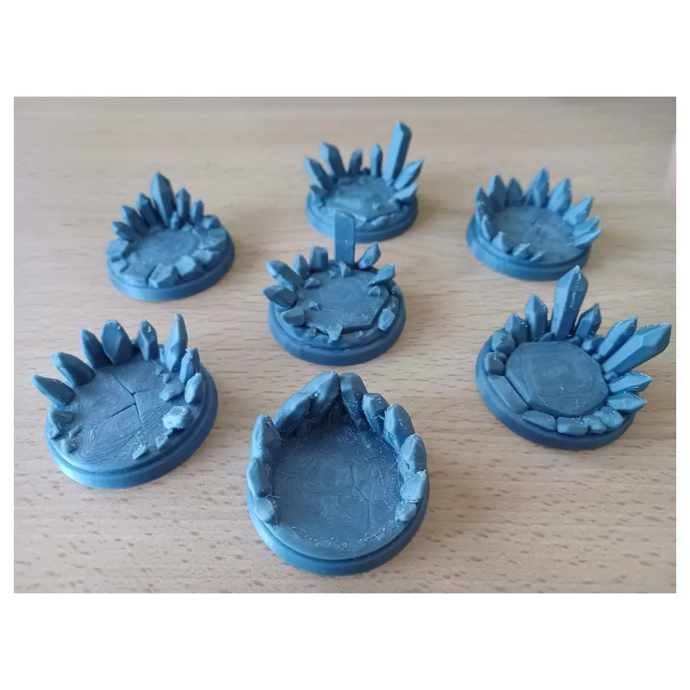 Crystal Display Cabinet Base 7 Piece Set Display Stand Cabinet Base Display Accessories Cabinet Parts