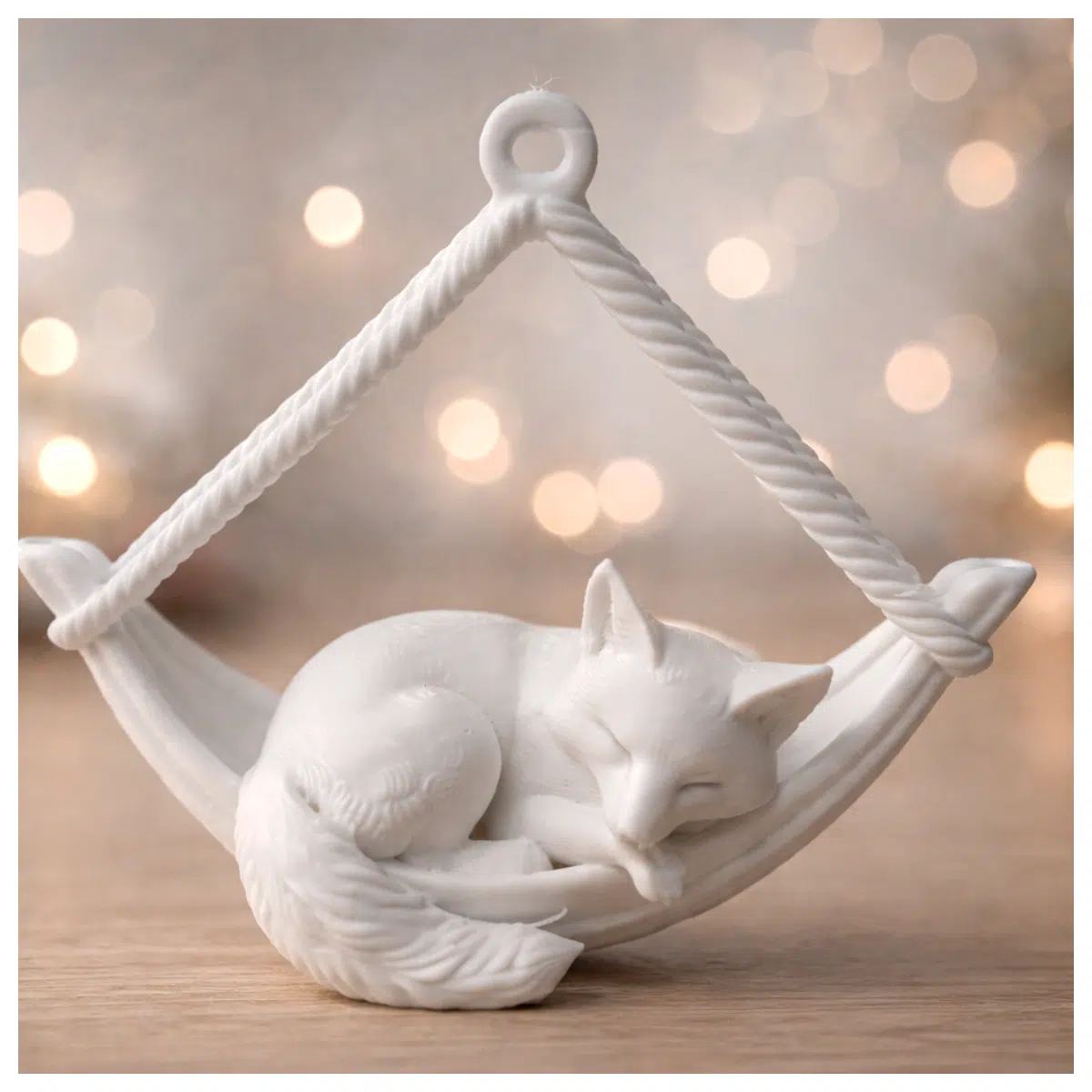 fox hammock toy hanging doll animal bed forest creature decor soft garden ornament bedroom pillow nature themed gift woodland figurine cozy na
