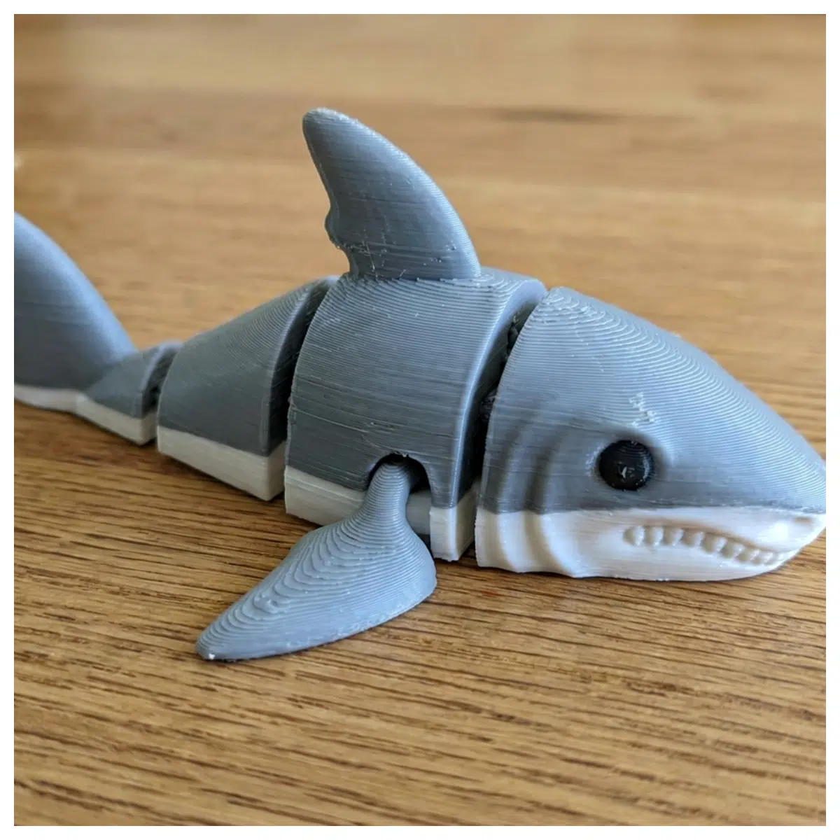 Moving Shark Model Stress Relief Toy Fun Joint Shark Pressure Release Desktop Decoration Creative Gift