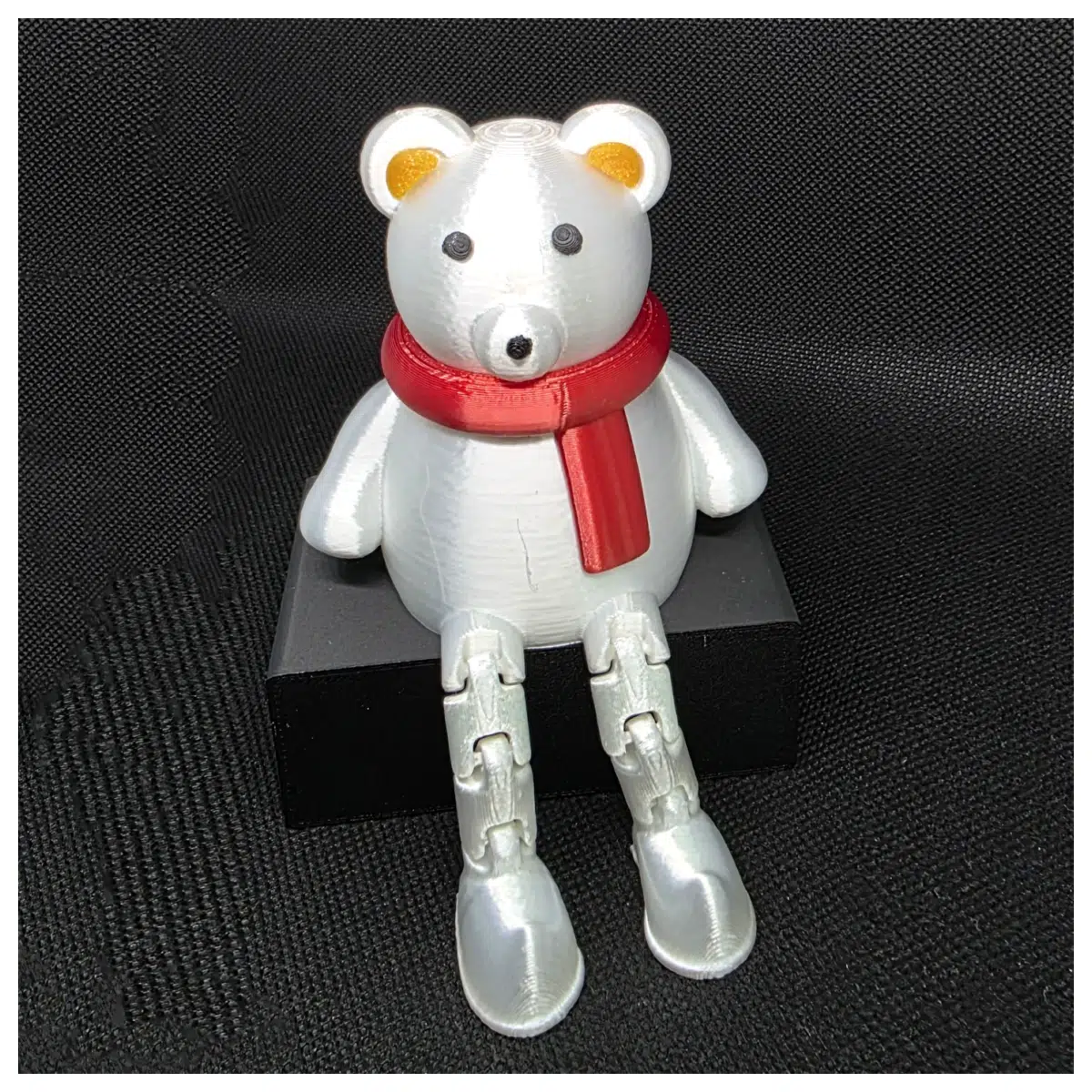 Articulated Bear Toy Polar Bear Simulation Animal Joints Moving Educational Toys Kids Gift