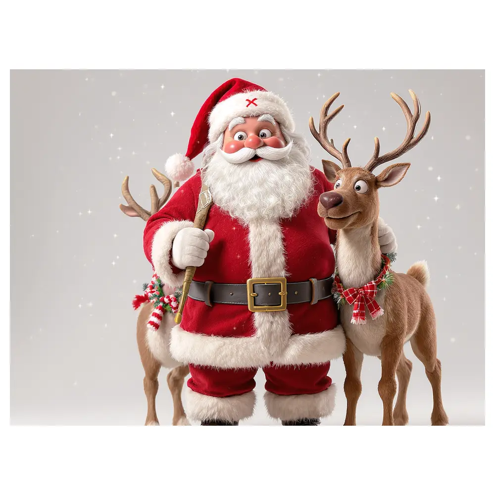 Santa Claus Rudolph Toy Christmas Gift Toy Car Kids Toy Christmas Decorations