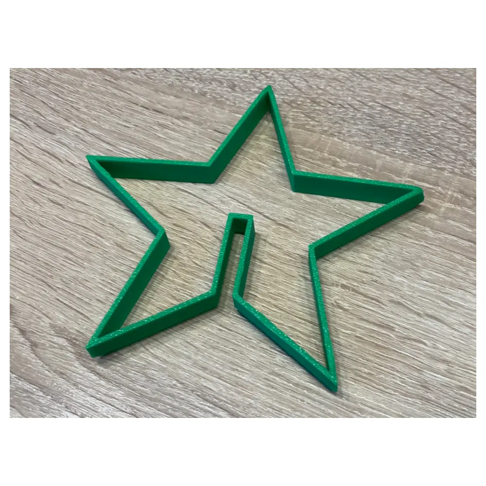 Star Cookie Molds Christmas Baking Multi faceted Cookie Molds Festive Decorations