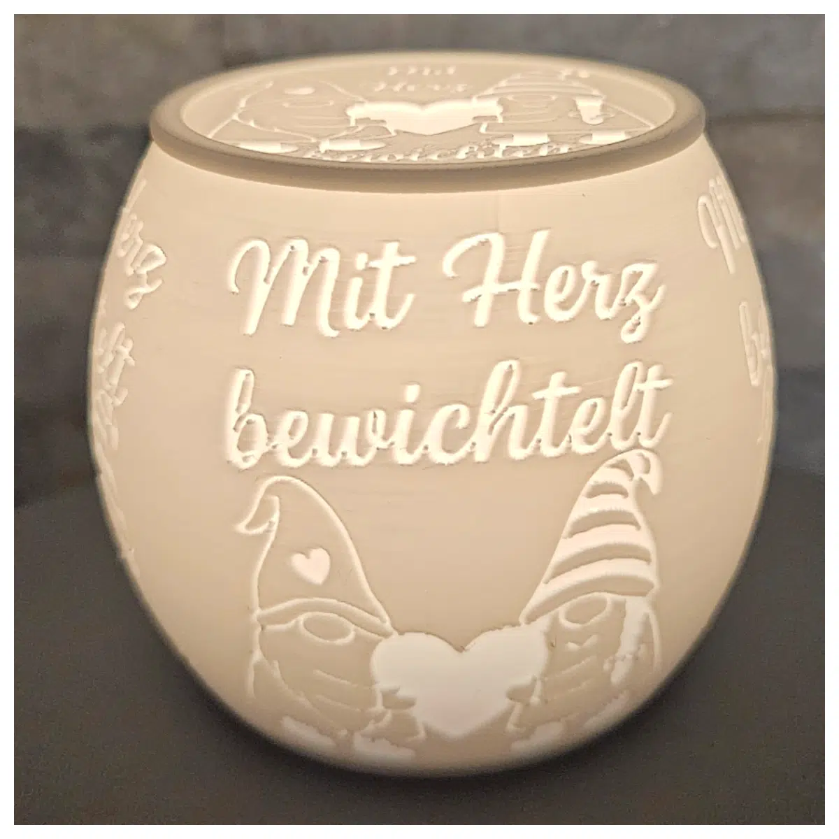 Lidded Tea Candle Heartfelt Gift Creative Decor Festival Gift Romantic Atmosphere Candle Dinner