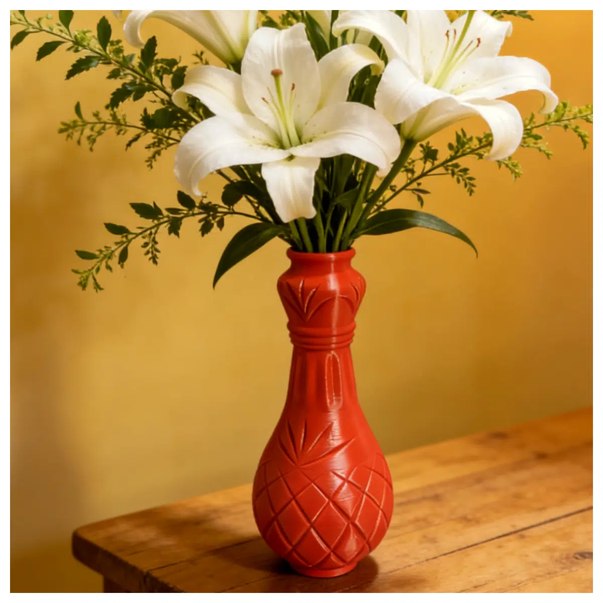 Ceramic Vase Decorative Item Home Decor Interior Decoration Art Piece Floral Arrangement Creative Gift