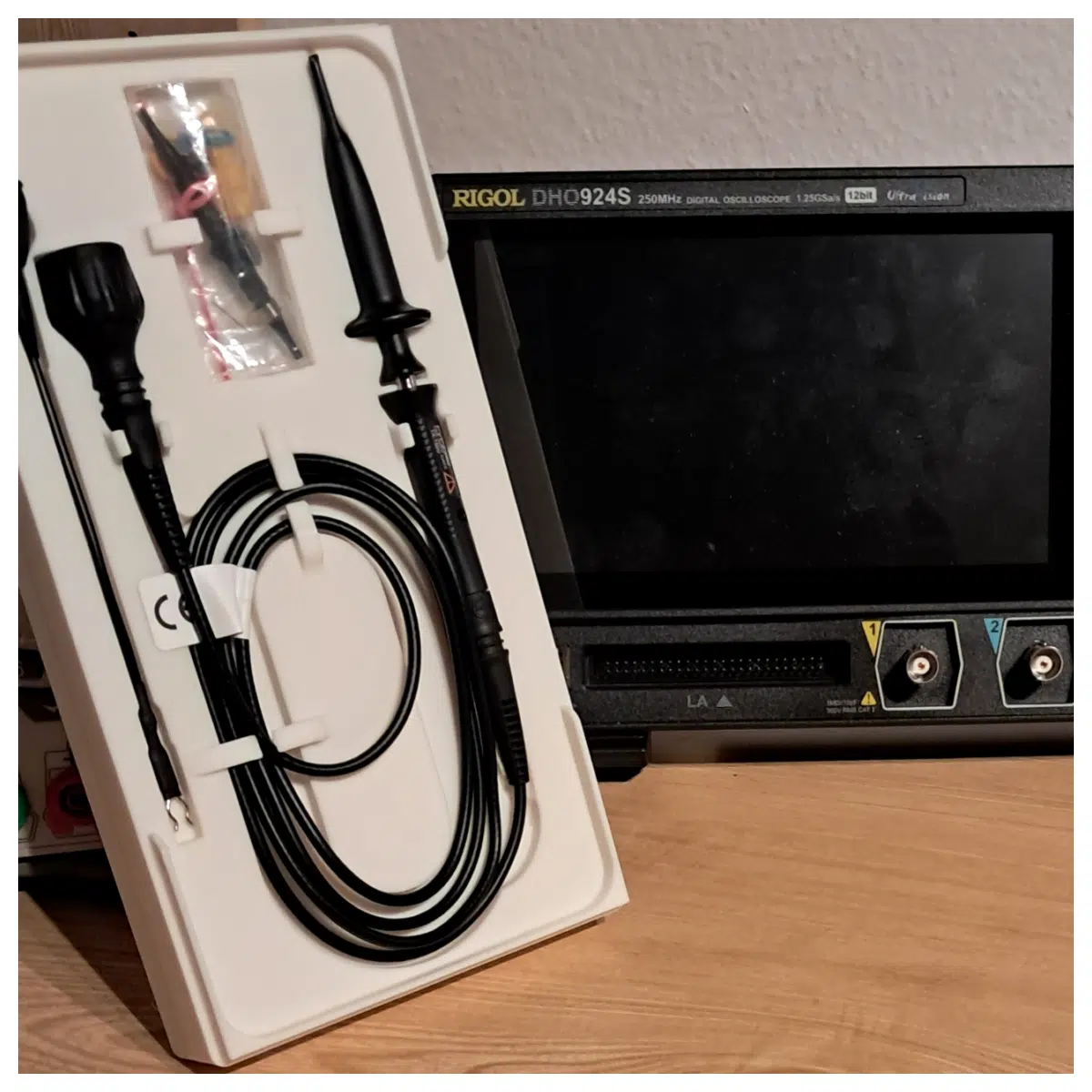 Oscilloscope Probe Storage Box Probe Organizer Test Equipment Case Instrument Accessory Storage Oscilloscope Accessories