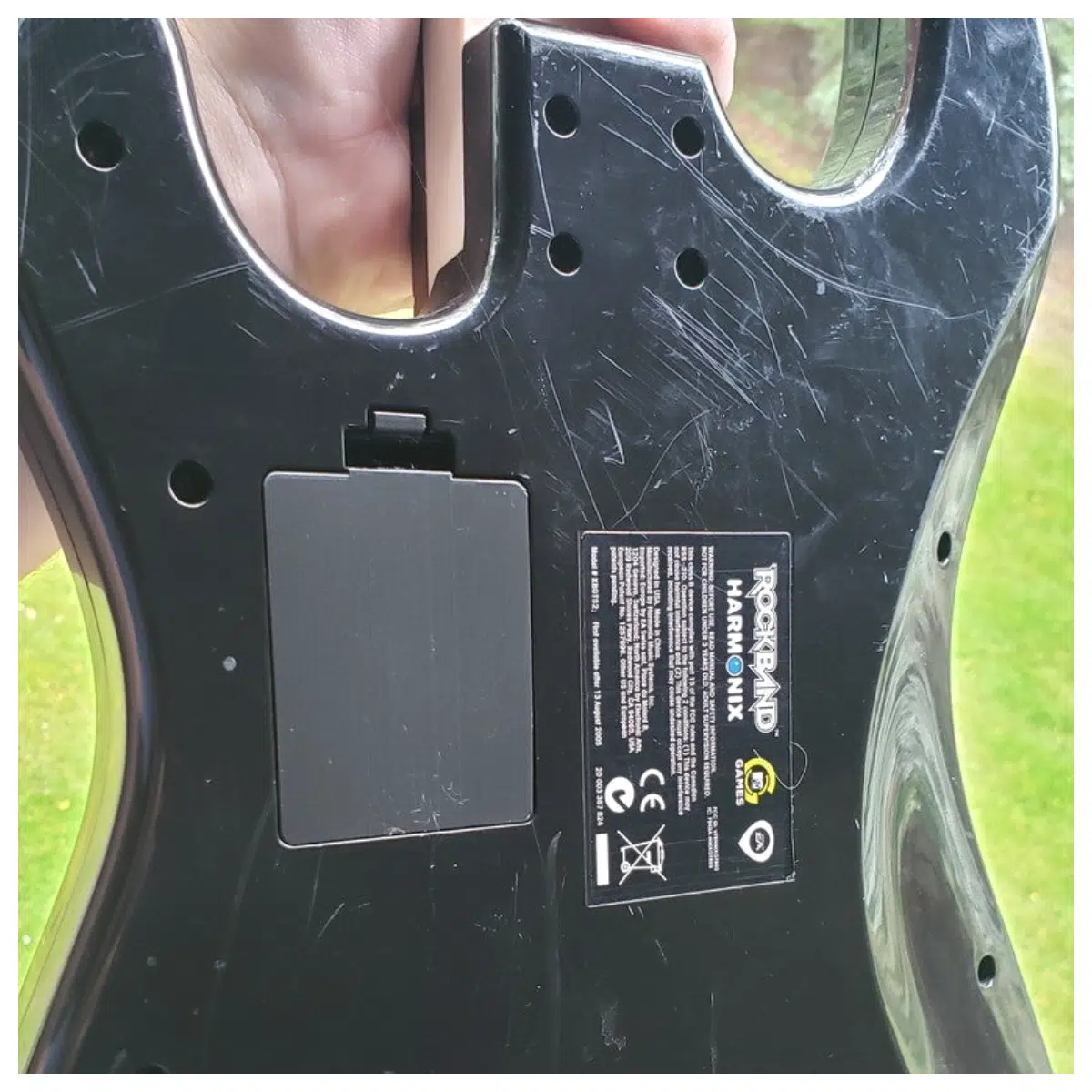 Rock Band Guitar Battery Case Protection Guitar Box Accessories Guitar Box Cover Case Parts