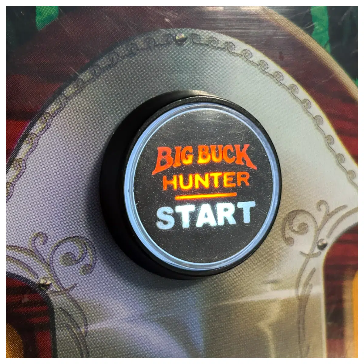 Big Hunter Arcade Machine Start Button Overlay Replacement Arcade Parts Joystick Button Repair Accessory Game Console Component
